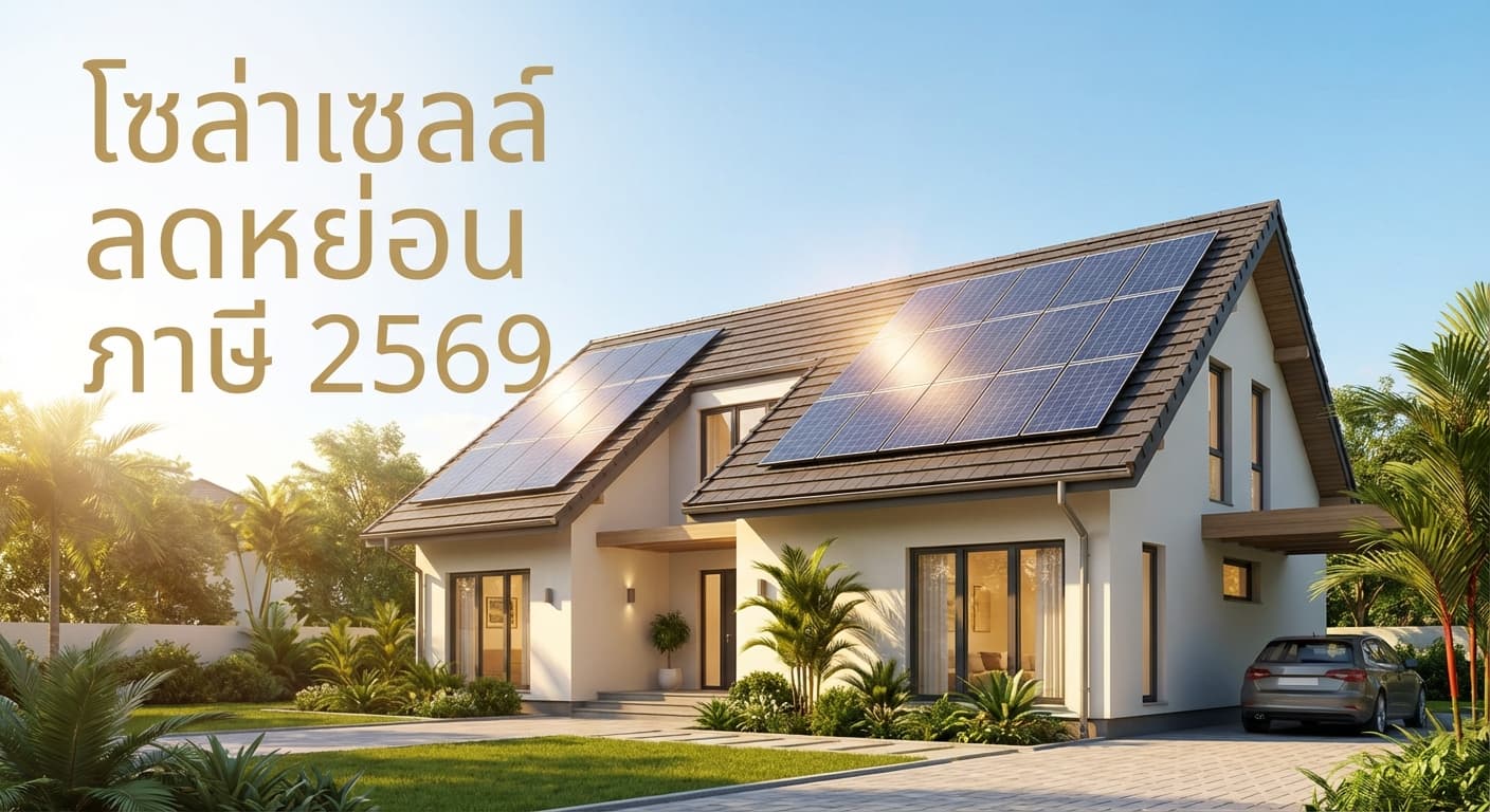 โซล่าเซลล์ ลดหย่อน ภาษี 2569 ติดตั้งคุ้มค่ากับ เอนีเทค โซล่าเซลล์นครสวรรค์