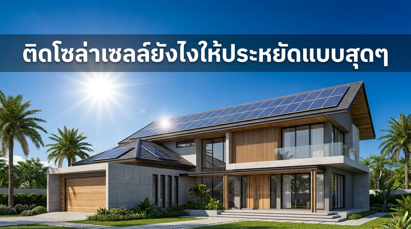 ติดโซล่าเซลล์ยังไงให้ประหยัดแบบสุดๆ เคล็ดลับลดค่าไฟที่ชาวนครสวรรค์ต้องรู้ โดย Aneetech